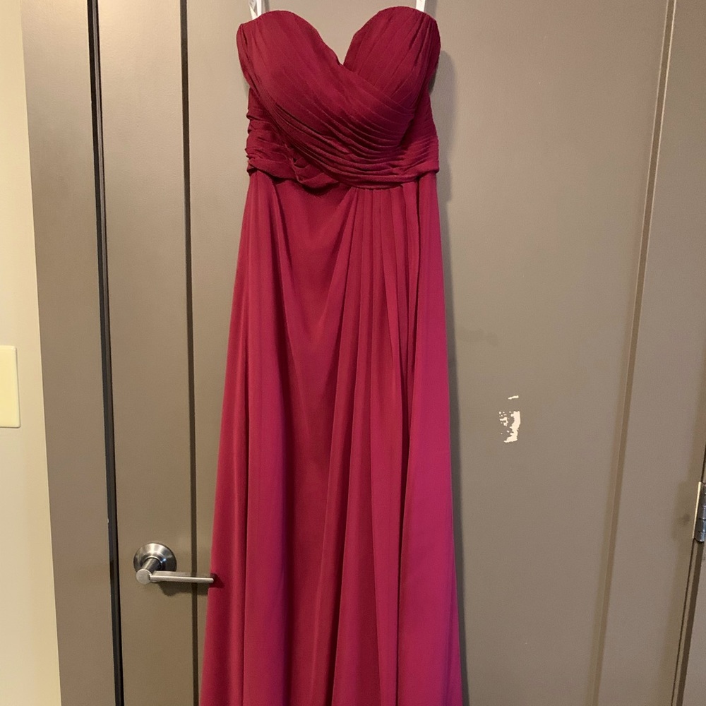 Azazie Arabella Allure dress. Size 2. Color: Desert Rose/Amethyst
